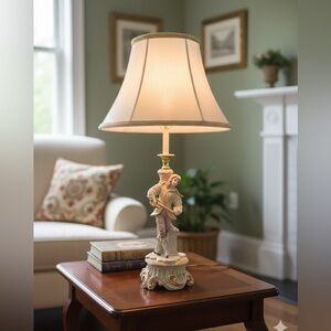 Vintage Italian Working Lamp (Base Only): Imperfections Noted